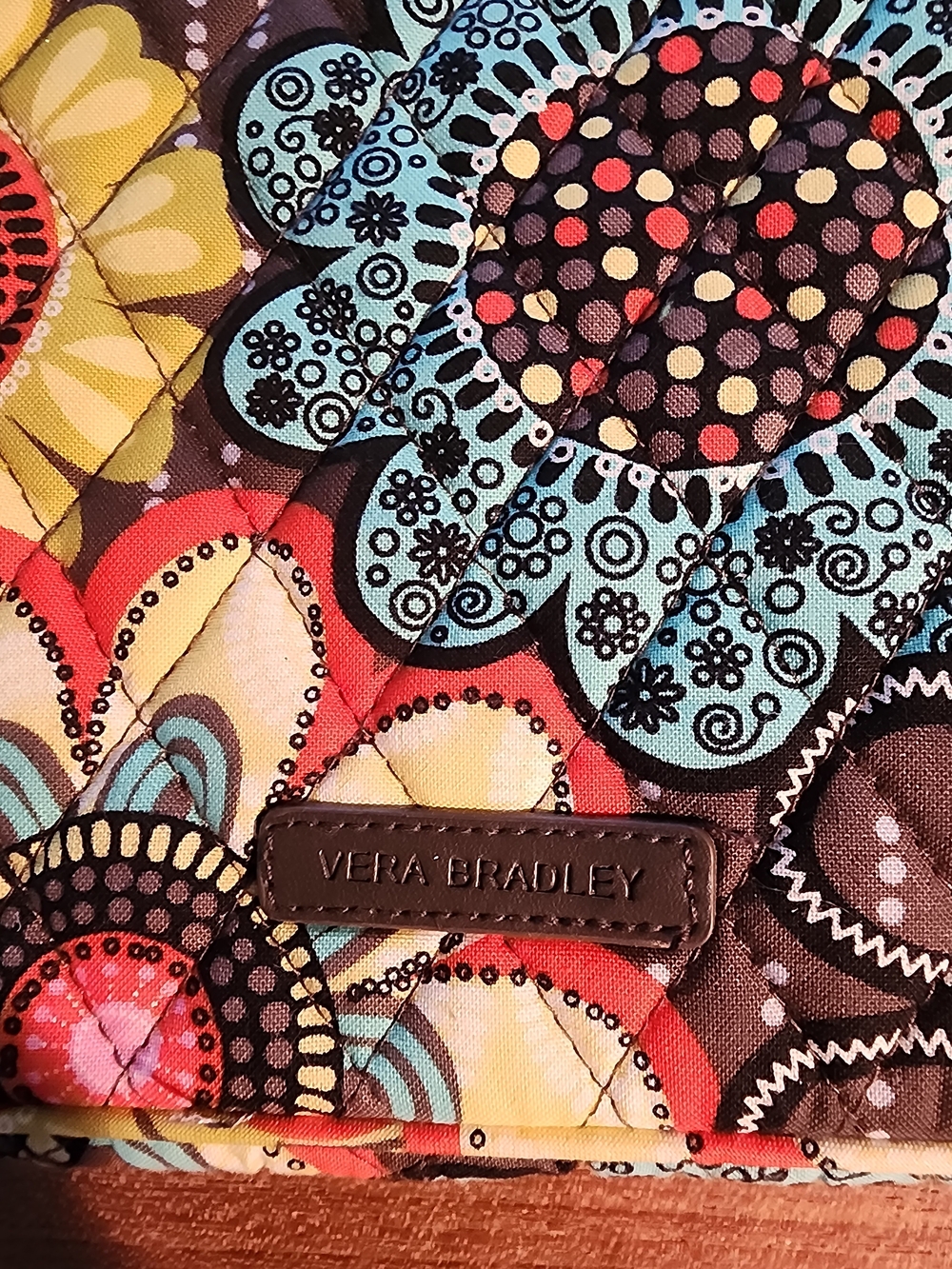 Vera Bradley 'Flower Power' Lot Of Electronic Zip Bag And Lunch Bag NOTe - Picture 3 of 16